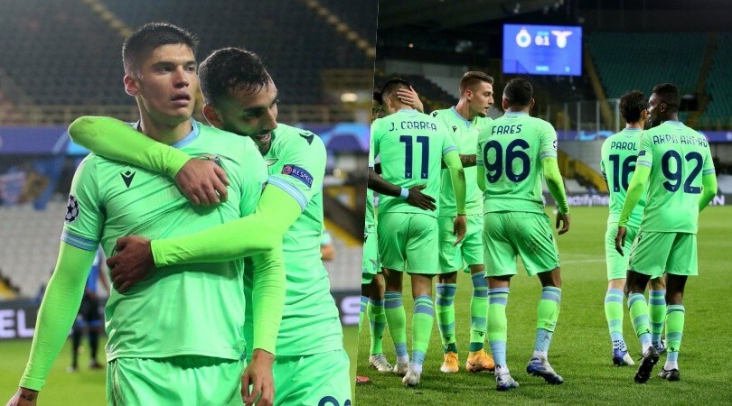 Correa gol, punto prezioso: la Lazio con il Bruges fa 1-1
