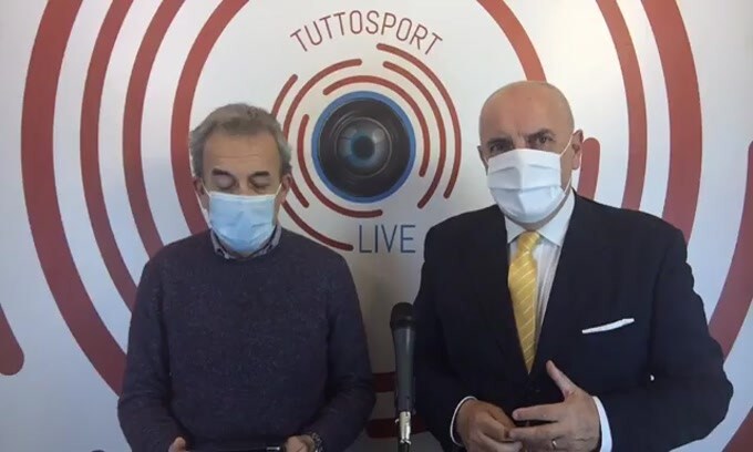 Casa Tuttosport. Pirlo sorride, ritrovato Ronaldo rientra anche Chiellini. Inter a Madrid senza Lukaku. Atalanta-Liverpool: quanti elogi di Klopp a Gasp