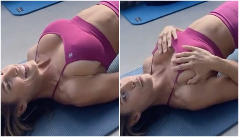 Elisabetta Canalis, il top rischia di tradirla durante l'allenamento