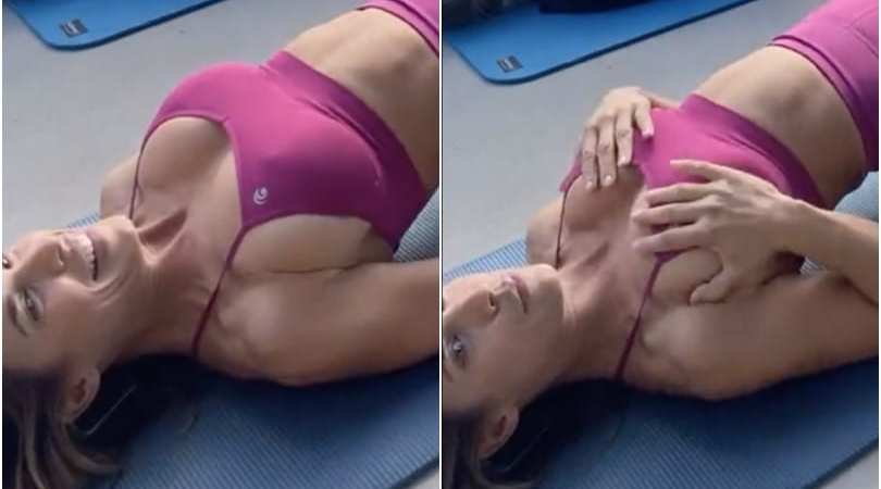 Elisabetta Canalis, il top rischia di tradirla durante l'allenamento