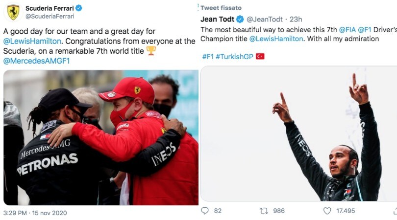 F1 Hamilton, da Pelé alla Ferrari: che goia i 7 Mondiali FOTO