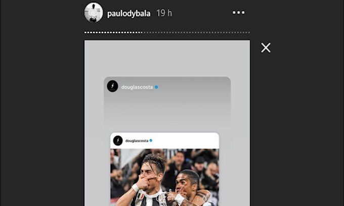 Dybala "scorda" gli auguri della Juventus