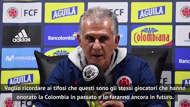 Colombia umiliata, Queiroz: "Non è colpa dei giocatori"