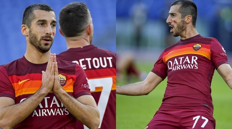 Mkhitaryan, doppietta con gol capolavoro: tris Roma col Parma