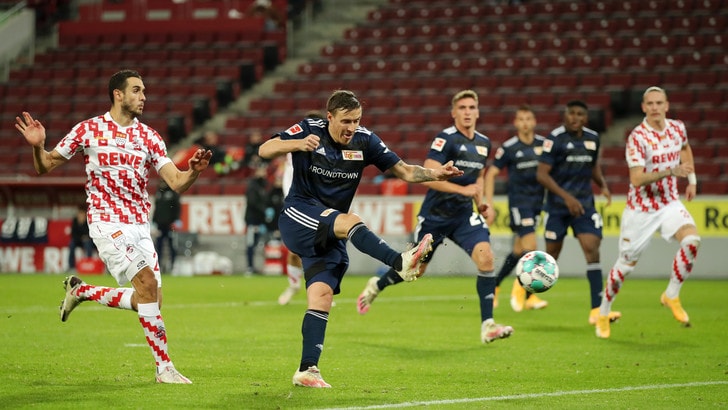 Bundesliga, l'Union Berlino vince a Colonia: settimo risultato utile di fila