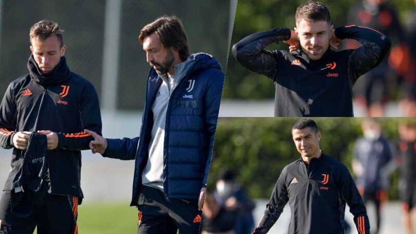 Pirlo e Arthur, Juve di registi per la Champions. C'è Ramsey