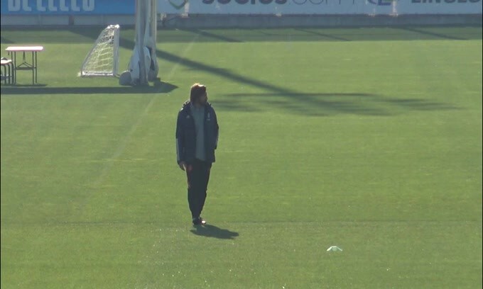 Juve, Andrea Pirlo e la squadra in campo per preparare la Champions