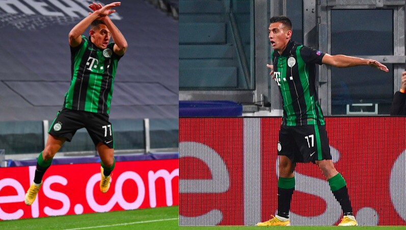 Champions, Uzuni esulta come Cristiano Ronaldo dopo il gol alla Juve