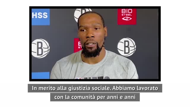 Durant: "Orgoglioso della NBA"