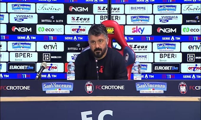 Gattuso loda lo spirito dei suoi: "Mi è piaciuto"