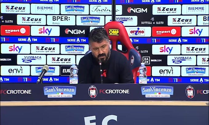 Gattuso: "Siamo la miglior difesa..senza i 3 gol a tavolino"