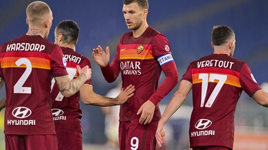 La Roma cala il tris: Veretout, Dzeko e Mancini stendono il Cagliari