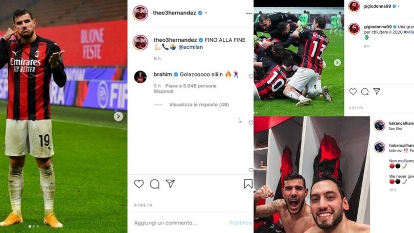 Milan, Natale in vetta grazie a Theo Hernandez, che cita la Juve: "Fino alla fine"