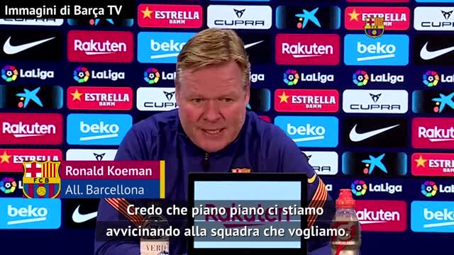 Koeman sulla rosa del Barça: "Non ho potuto fare cambiamenti"