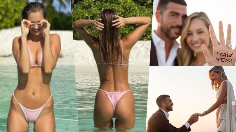 Viky Varga, dopo il “sì” alle nozze con Pellè proseguono le vacanze da sogno alle Maldive