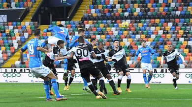 Bakayoko salva Gattuso al 90': il Napoli batte l'Udinese 2-1
