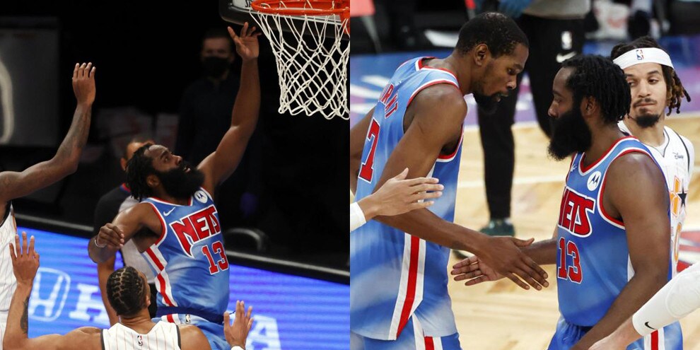 Nba, Harden incanta all'esordio con Brooklyn
