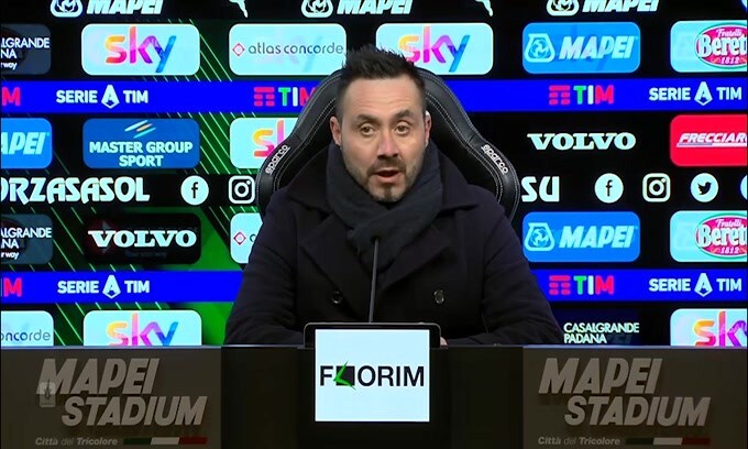 De Zerbi: "Visto quanto creato il pari è il minimo"