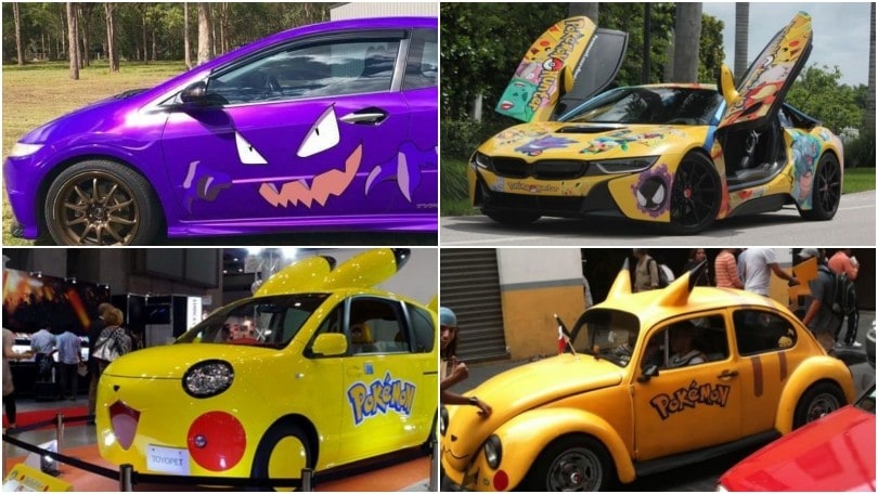 Le auto dei Pokemon: Pikachu su quattro ruote