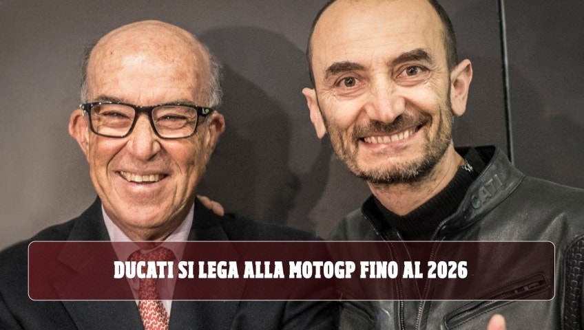 Ducati, protagonista in MotoGP fino al 2026