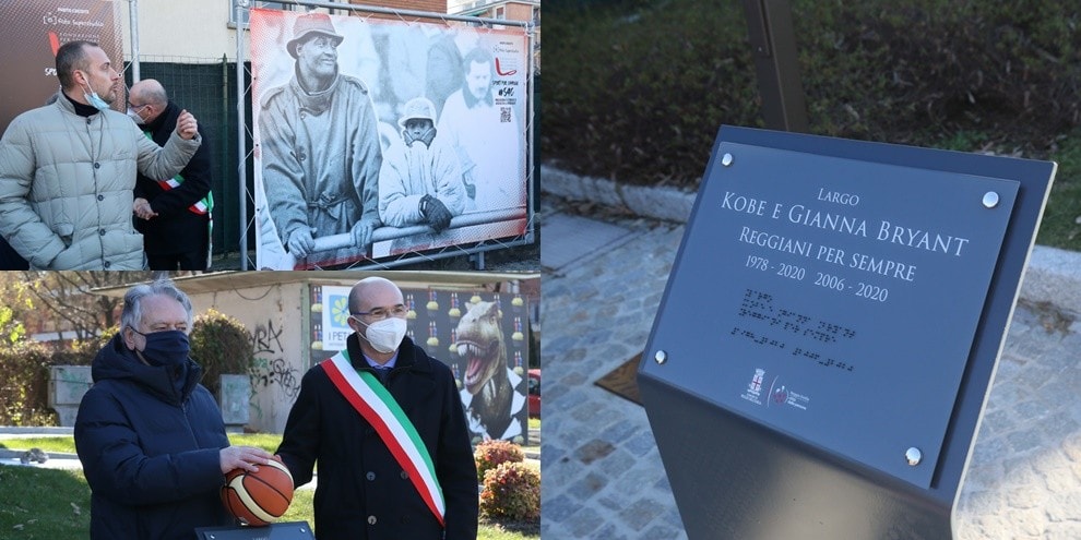 A Reggio Emilia nasce il "Largo Kobe e Gianna Bryant. Reggiani per sempre"
