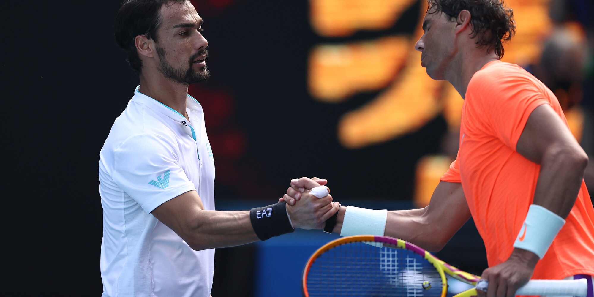 Fognini si arrende al ciclone Nadal e saluta gli Australian Open