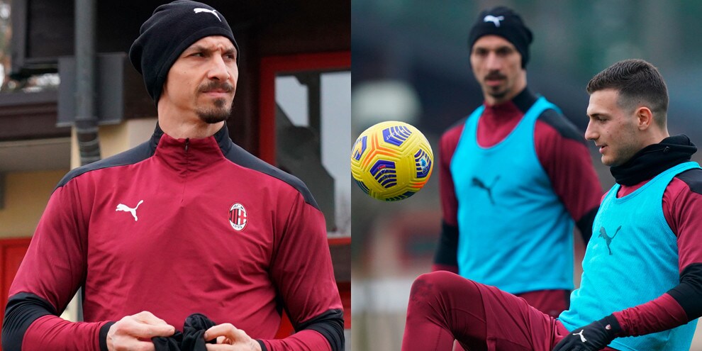 Milan, missione derby davanti lo sguardo attento di Ibrahimovic