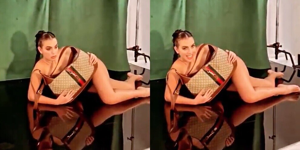 Georgina, il video del backstage infiamma i social