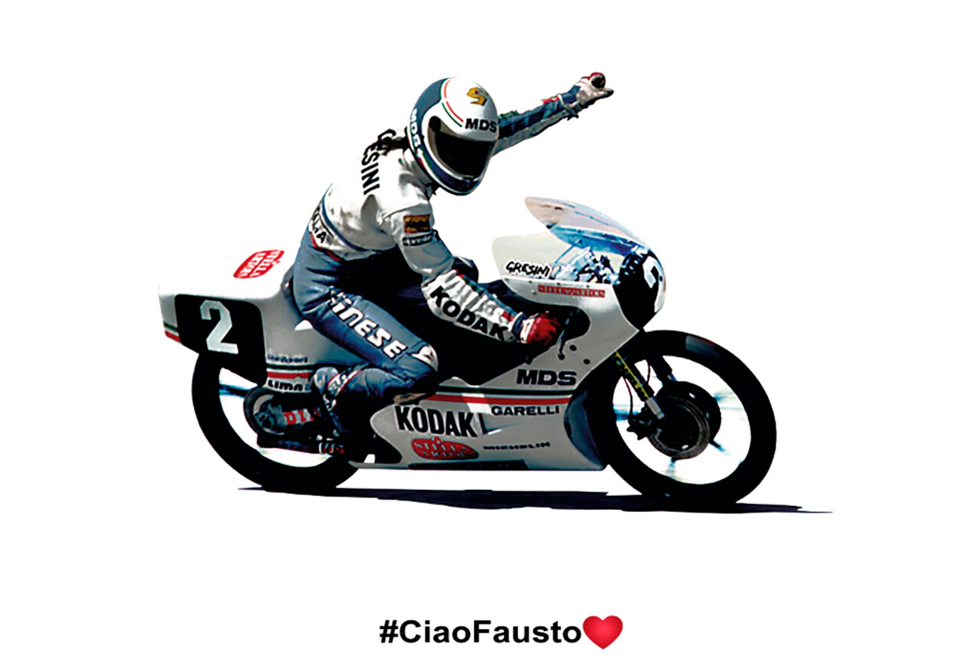 Gresini, funerali in forma privata: sull'altare casco e moto
