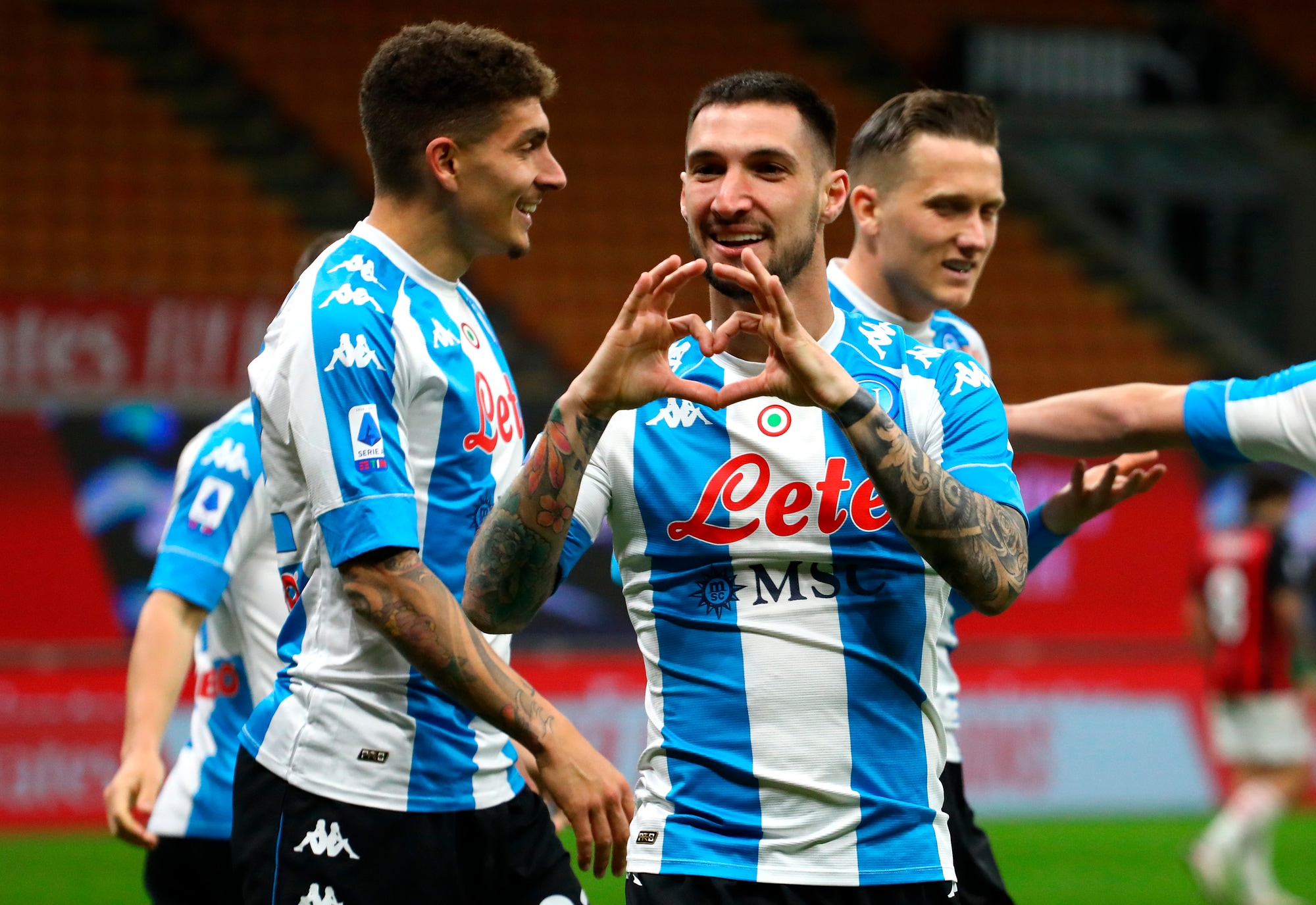 Politano decide Milan-Napoli: Gattuso fa festa nel "suo" Meazza