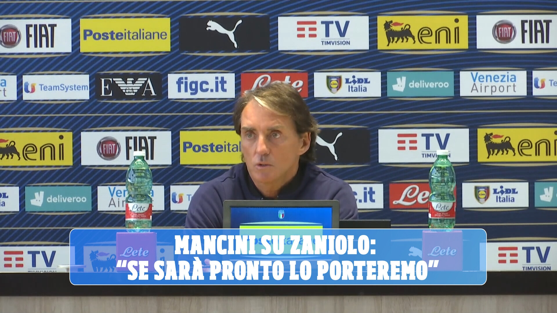 Mancini su Zaniolo: "Se sarà pronto lo porteremo"