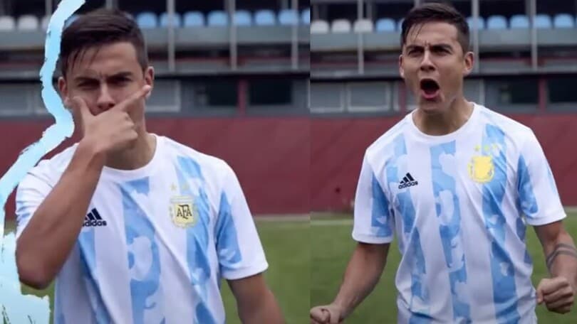 Dybala modello! Posa con la nuova maglia dell’Argentina