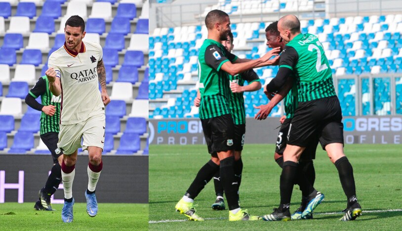 Il Sassuolo rimonta due volte: 2-2 con la Roma