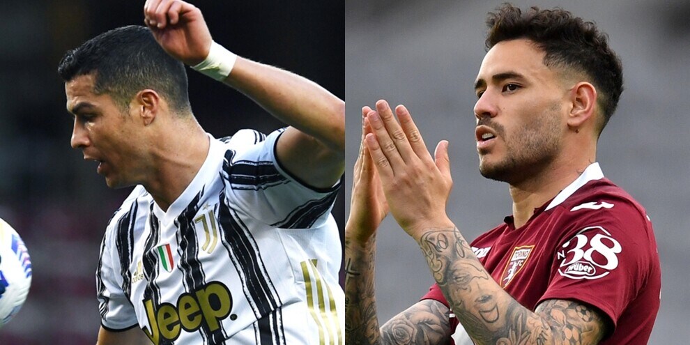 Ronaldo risponde a Sanabria: Torino-Juve finisce 2-2