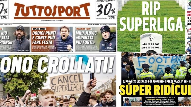 Superlega, l'addio sulle prime pagine: "Sono crollati"