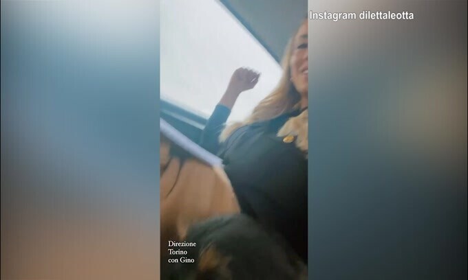 Diletta Leotta in viaggio con un amico speciale