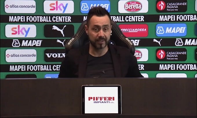 De Zerbi: "Quagliarella immortale, proviamoci per l'Europa League"