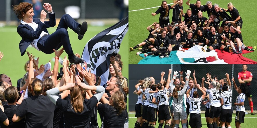 Juve Women campione d'Italia: in campo esplode la festa!