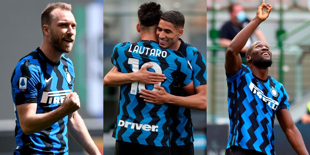 Straripante Inter, 5-1 all'Udinese: gol per Eriksen e la "LuLa"