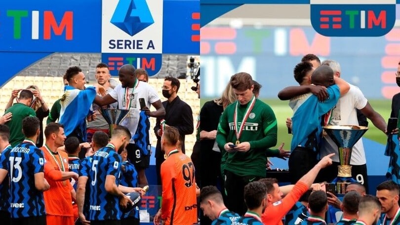 Lukaku-Lautaro: abbraccio emozionante per la festa scudetto!