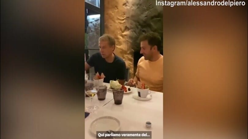 Del Piero a lezioni di tattica con un maestro d'eccezione