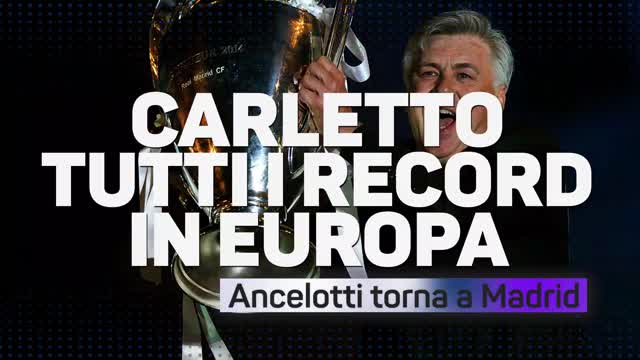 Ancelotti, tutti i record in Europa