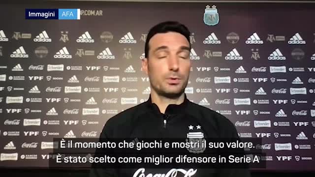 Scaloni: "Romero? Pronto per giocare"