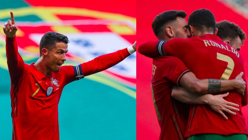 Ronaldo pronto per Euro2020: a segno in Portogallo-Israele