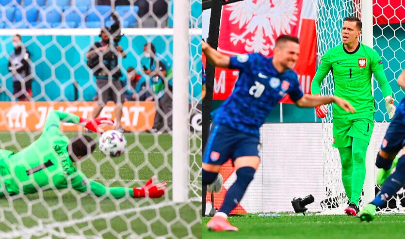 Szczesny, che sfortuna: autorete in Polonia-Slovacchia