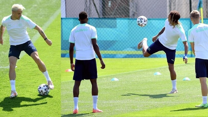 Svizzera, Xhaka e compagni sudano al Tre Fontane prima dell'Italia