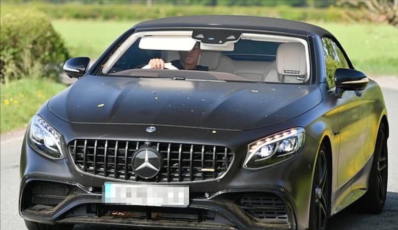 Rashford, le auto Mercedes sono un vizio di famiglia