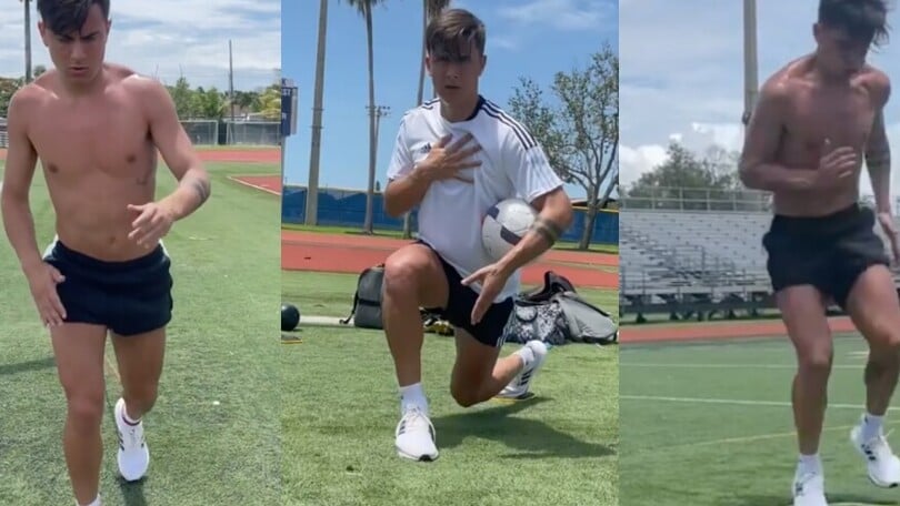 Dybala torna in forma per Allegri: a Miami allenamenti personalizzati