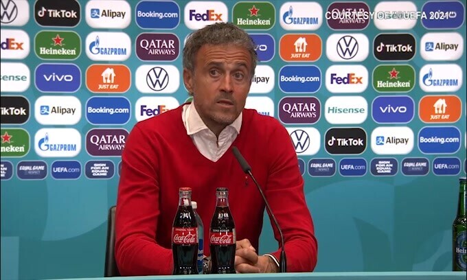 Luis Enrique: "Non dobbiamo disperarci per la sconfitta"