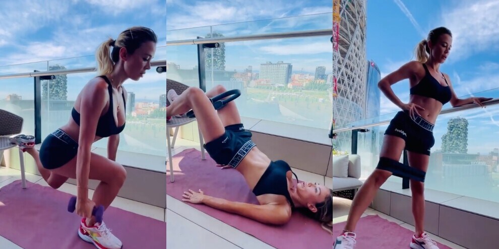 Diletta Leotta, allenamento super esplosivo